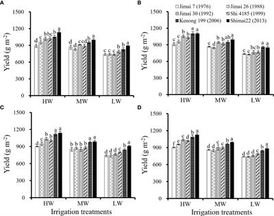Balanced below- and above-ground growth improved yield and water productivity by cultivar renewal for winter wheat